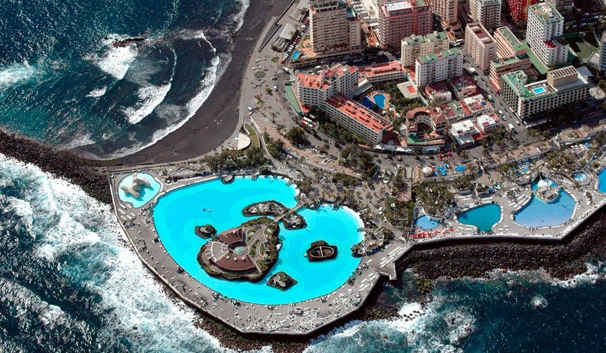 Palmeras Playa Studio: Pools, Beach, Sun & Shore Puerto de la Cruz  Dış mekan fotoğraf
